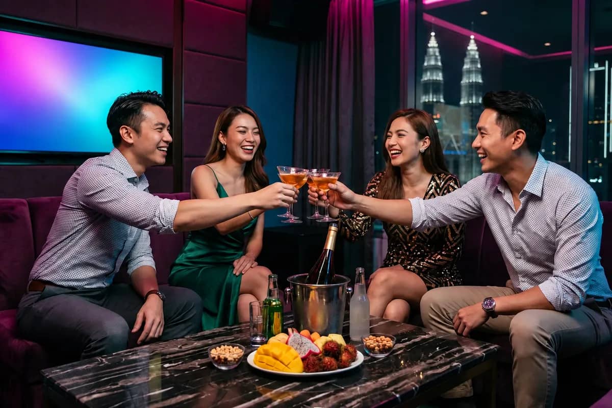 KTV Puchong private karaoke room in a suburban entertainment hub