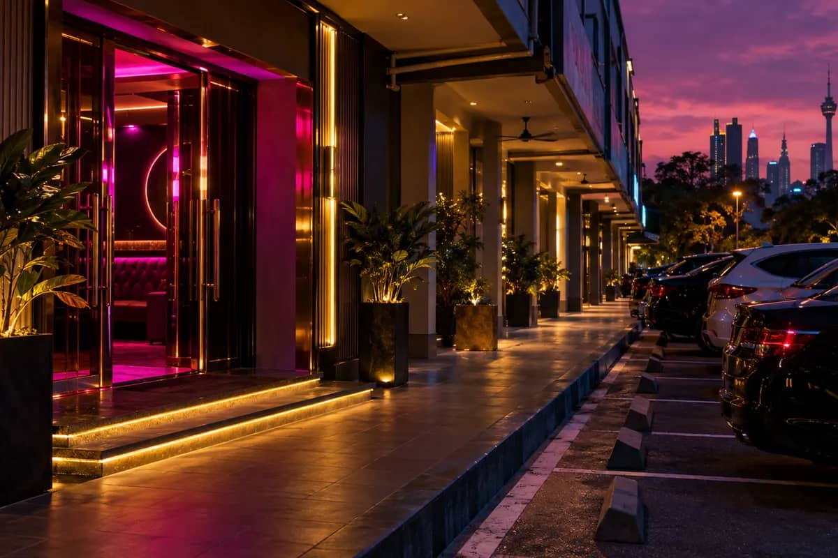 KTV Kepong VIP suite with DJ booth and lounge seating
